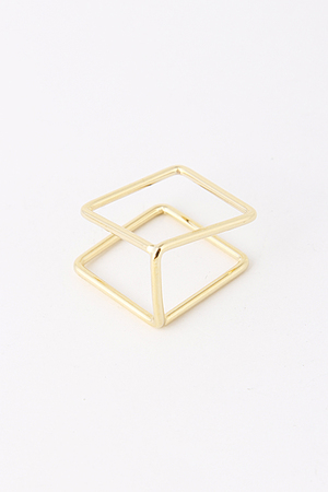 Double Square Cutout Ring 5FAE6